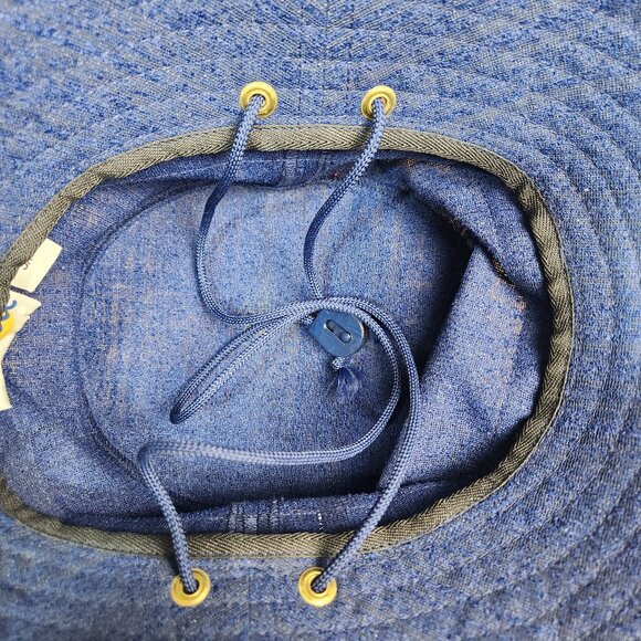 Sunveil, navy Softimo bucket Hat with draw string UV protection sz small - Picture 3 of 5